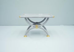 Light Blue Side Table by StyleArte, Italy, 1980s