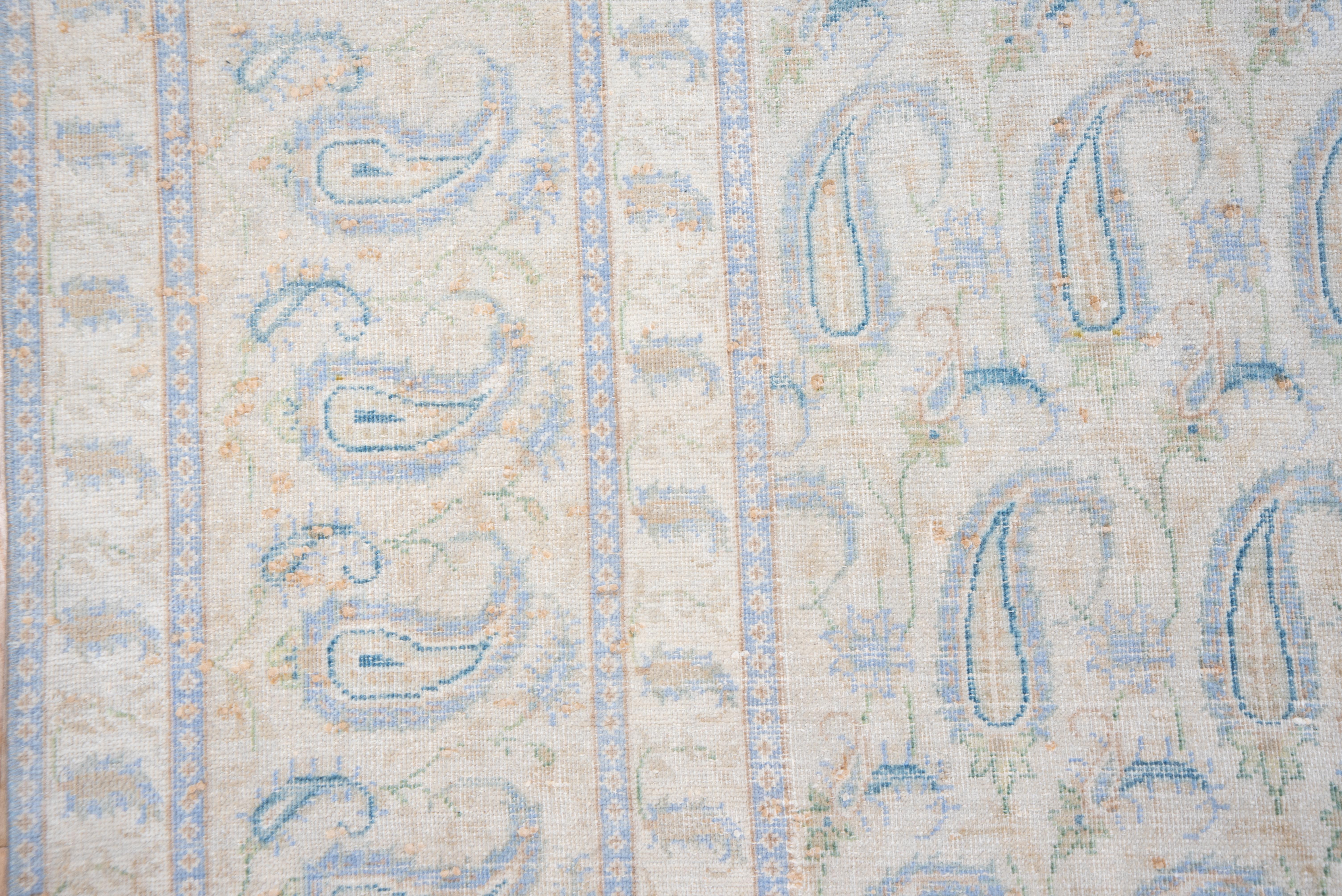 Tapis turc Sivas bleu clair, champ de marguerites, vers les années 1930 Bon état - En vente à New York, NY