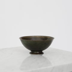 Light-Bronze Bowl designed by Just Andersen, 1930s, Denmark