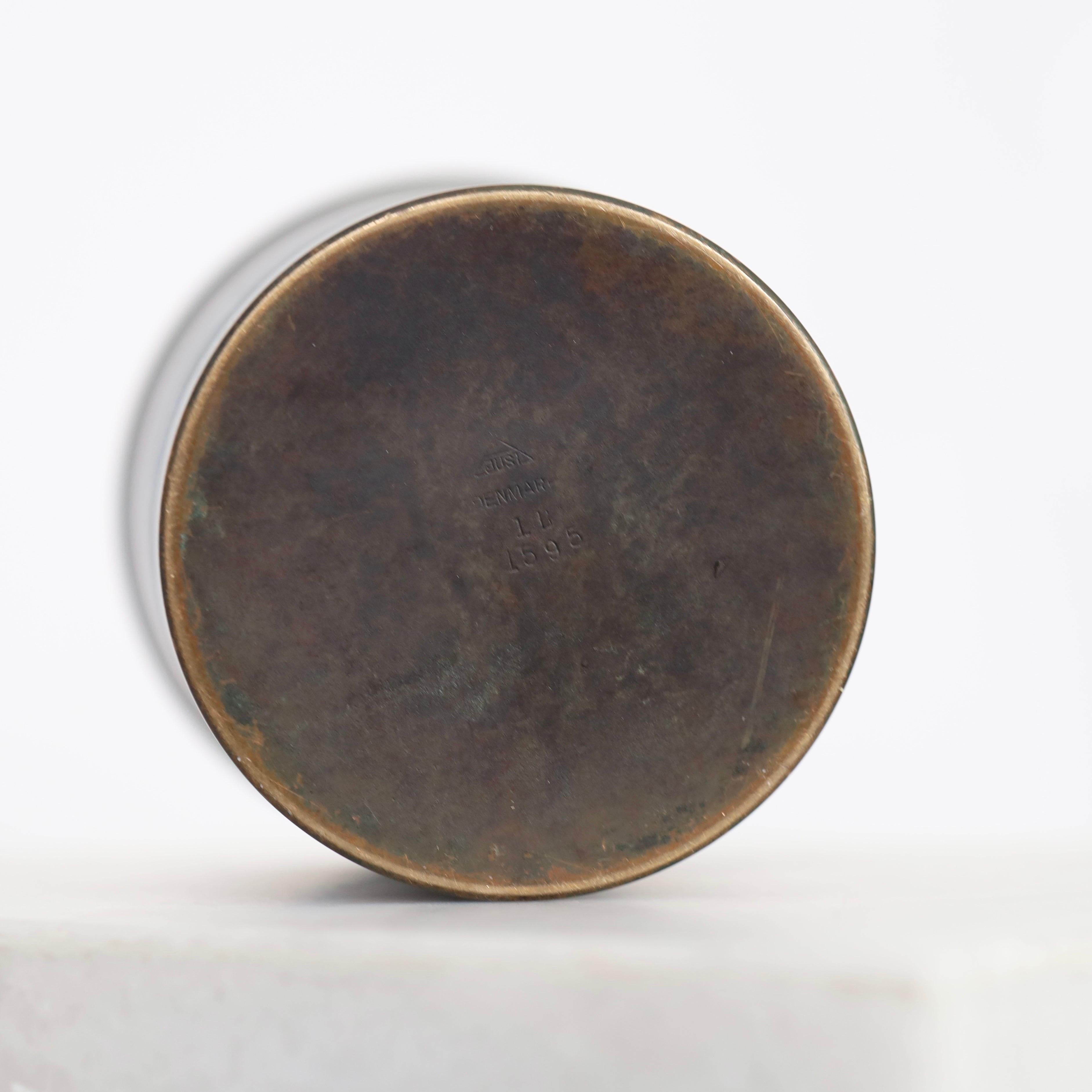 Vaso in bronzo chiaro di Just Andersen, anni '30, Danimarca in vendita 3