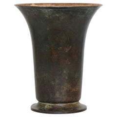 Light-Bronze-Vase von Just Andersen, 1930er Jahre, Dänemark