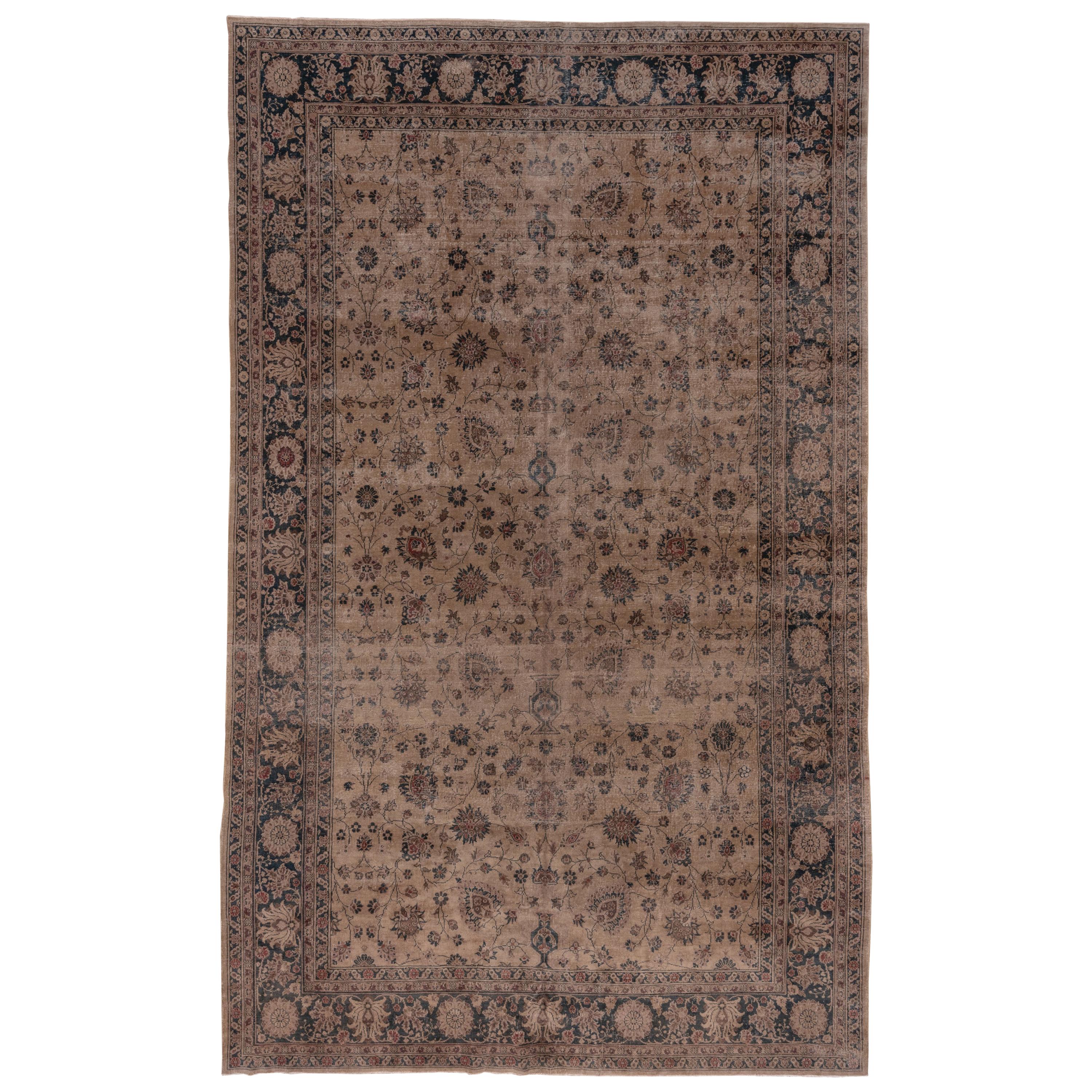 Light Brown Antique Sparta Carpet For Sale