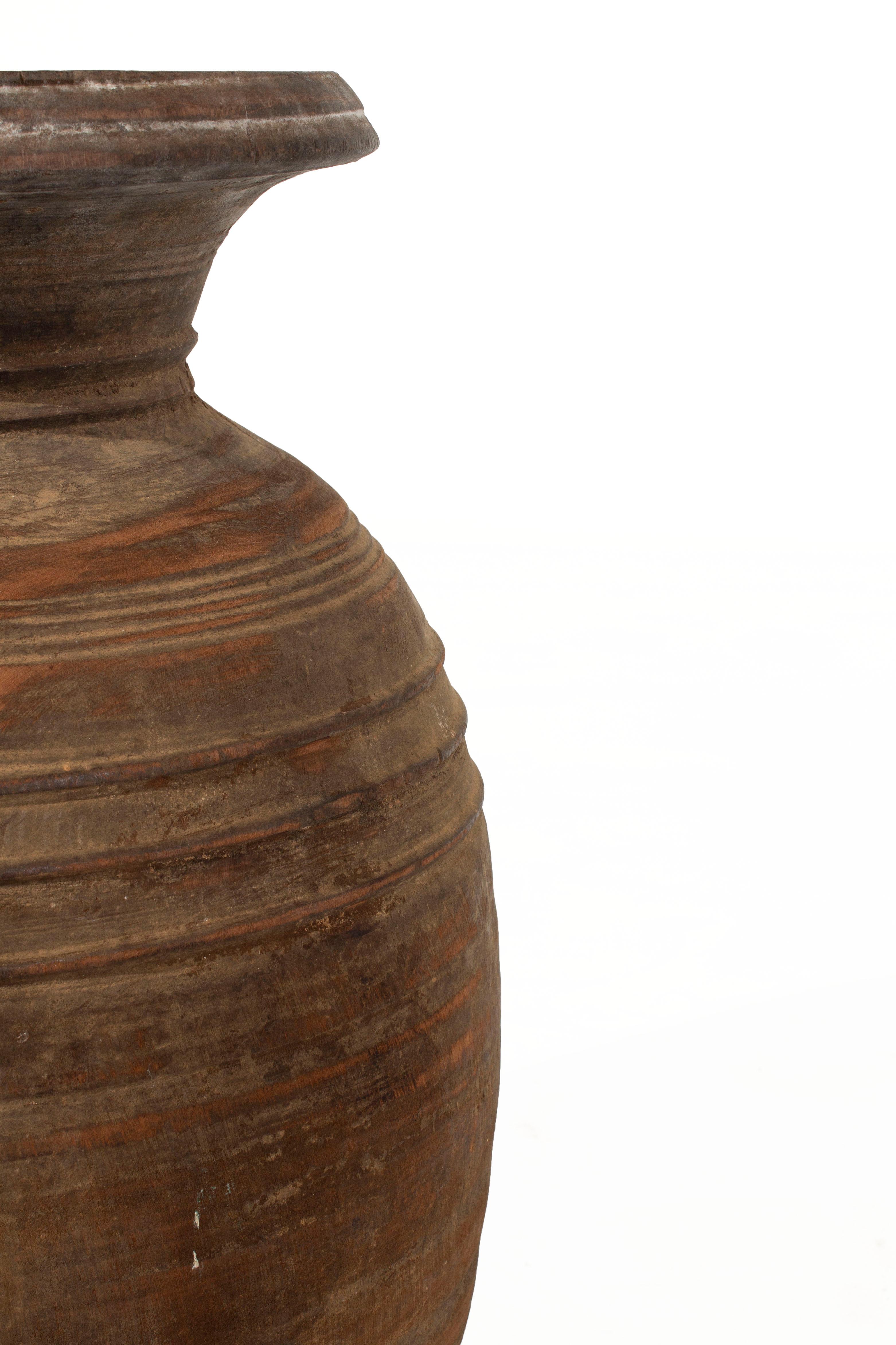 Ceramic Light Brown Storage Jar