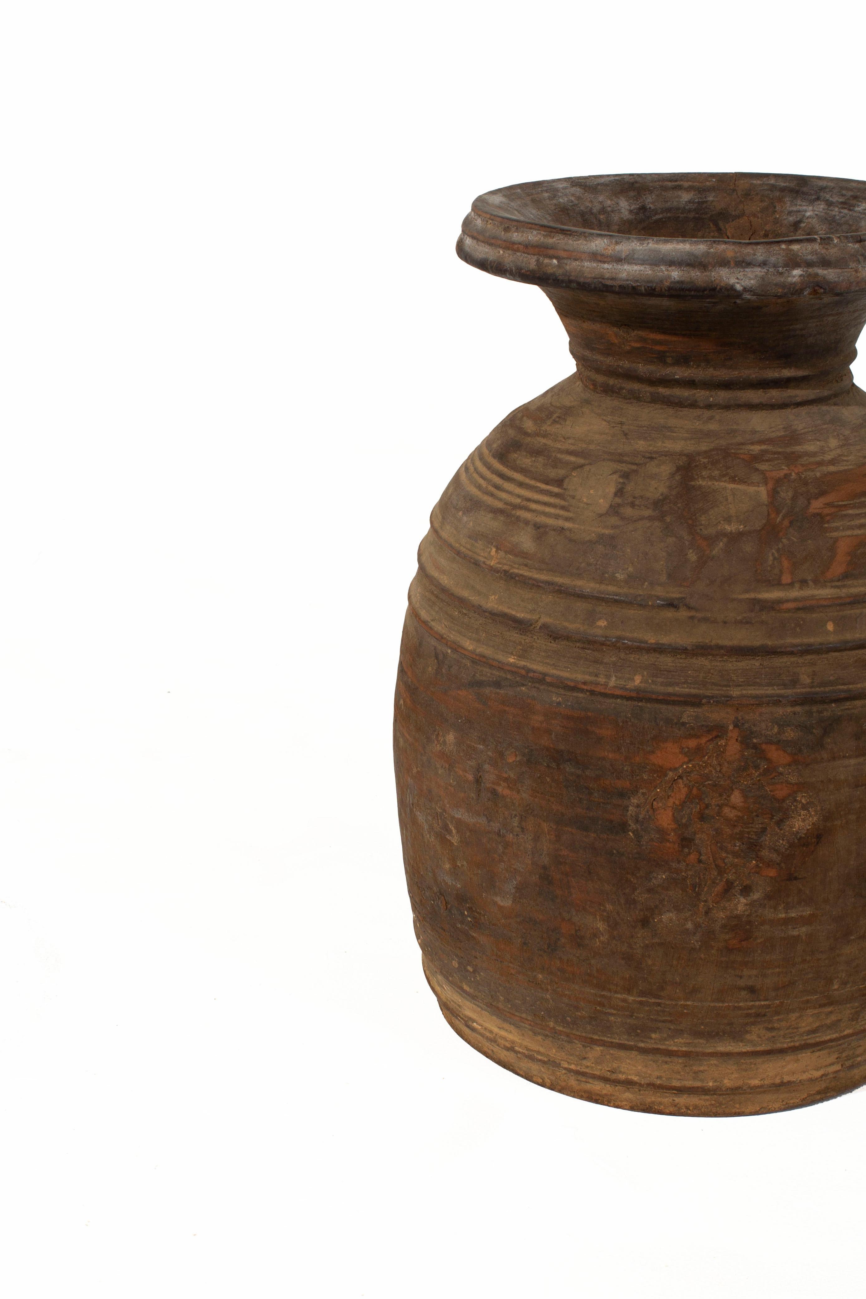 Light Brown Storage Jar 1