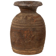 Light Brown Storage Jar