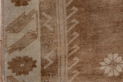 Light Brown Turkish Oushak Rug
