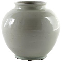 Light Celadon Crackle Glaze Chinese Vase