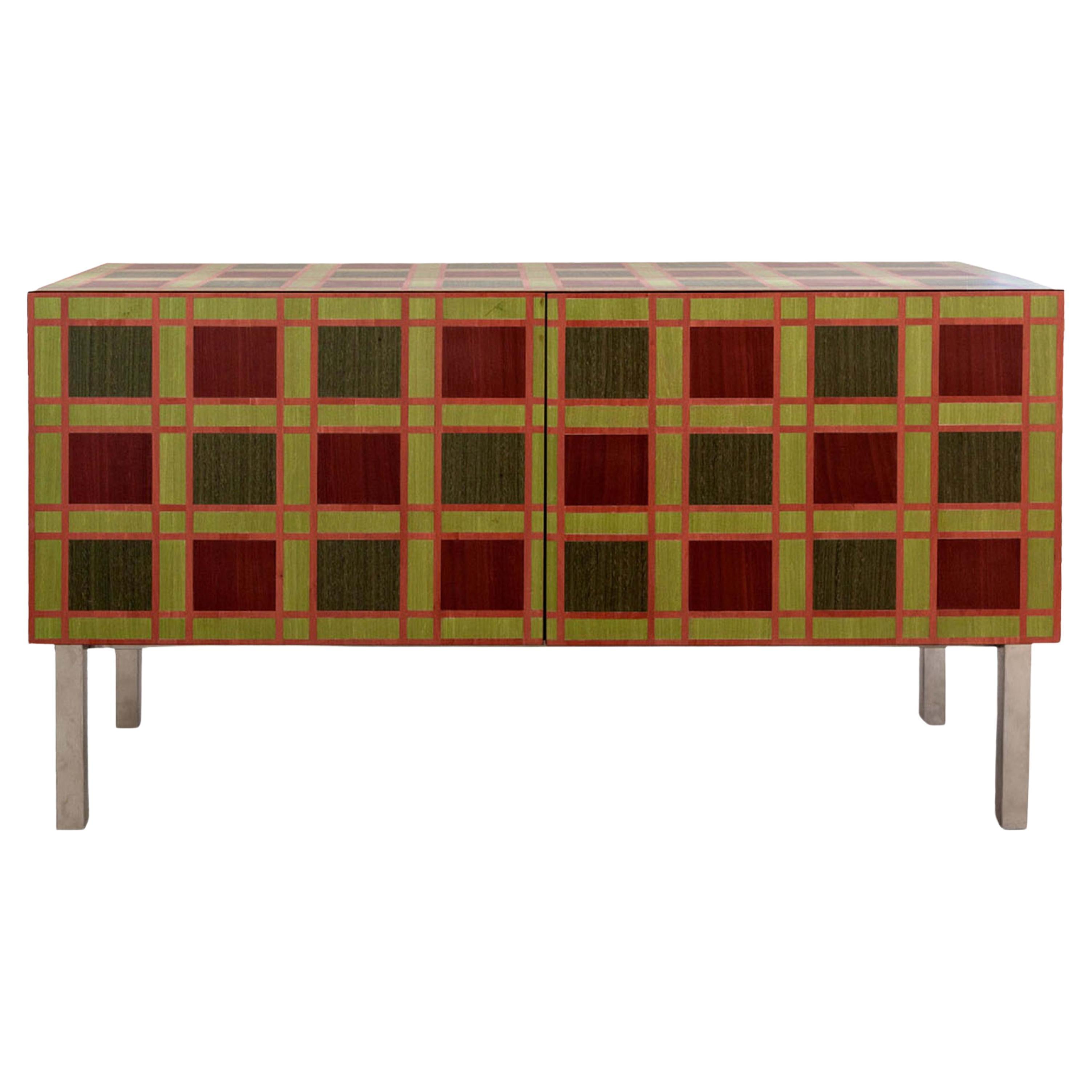 Light Chequered Sideboard