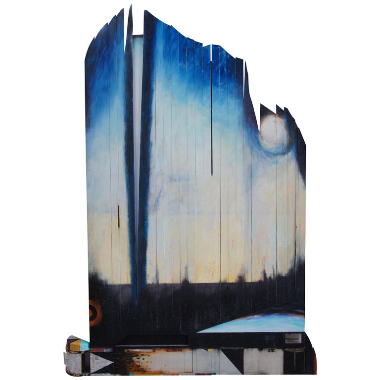 Light Coming on the Plains by Cameron Zebrun 1987 MixedMedia Oil on