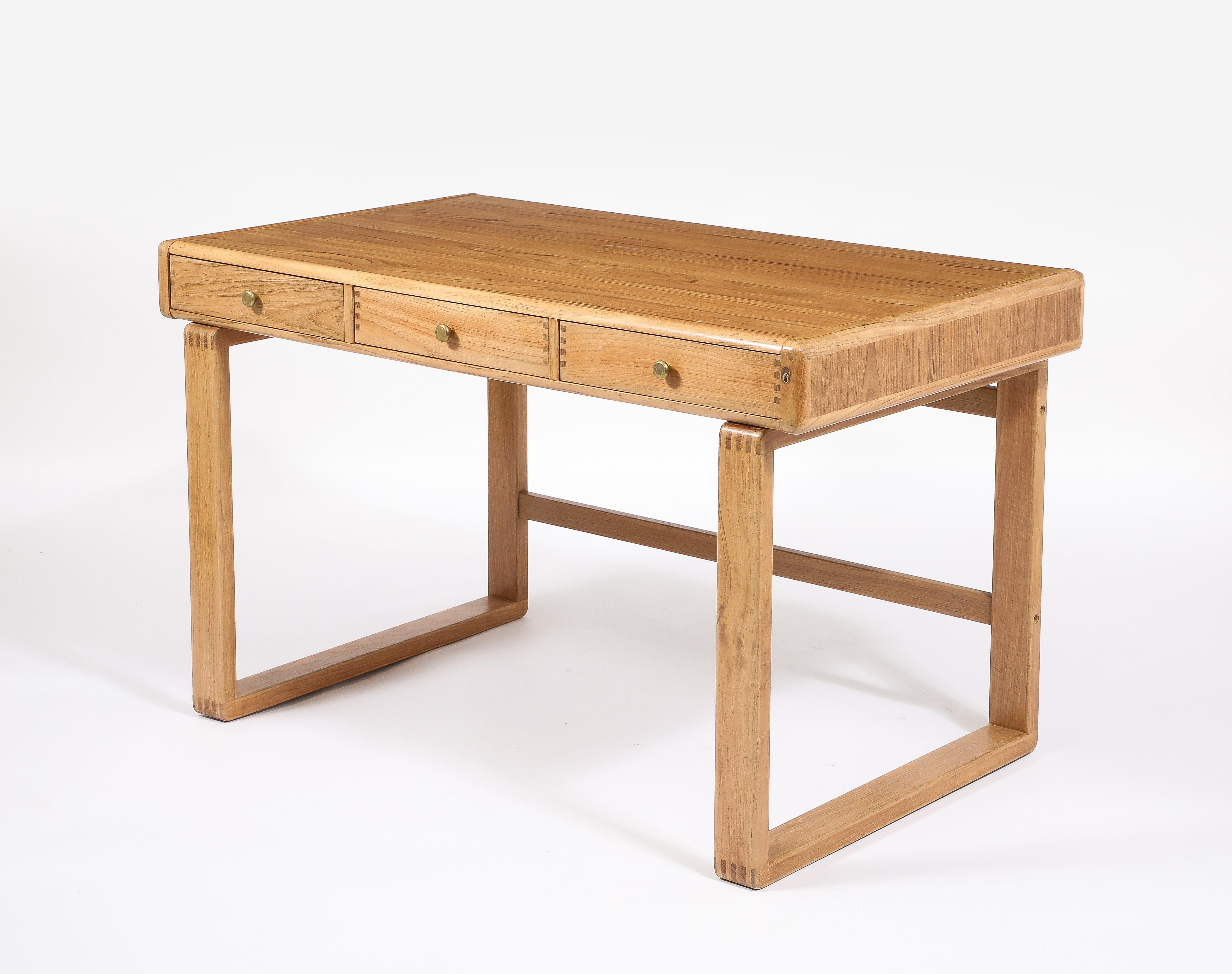 Light Danish Desk, Denmark 1950's For Sale 1