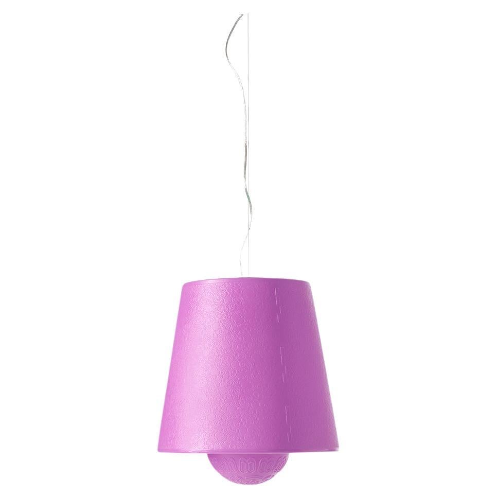 Lampe suspendue Ali Baba Lanterna Fuchsia par Giò Colonna Romano