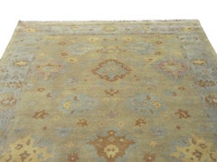 Light-Gold Oushak Area Rug