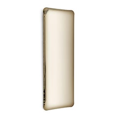 Light Gold Tafla Q1 Sculptural Wall Mirror by Zieta