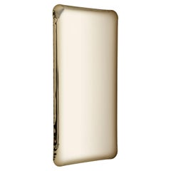 Light Gold Tafla Q2 Sculptural Wall Mirror by Zieta