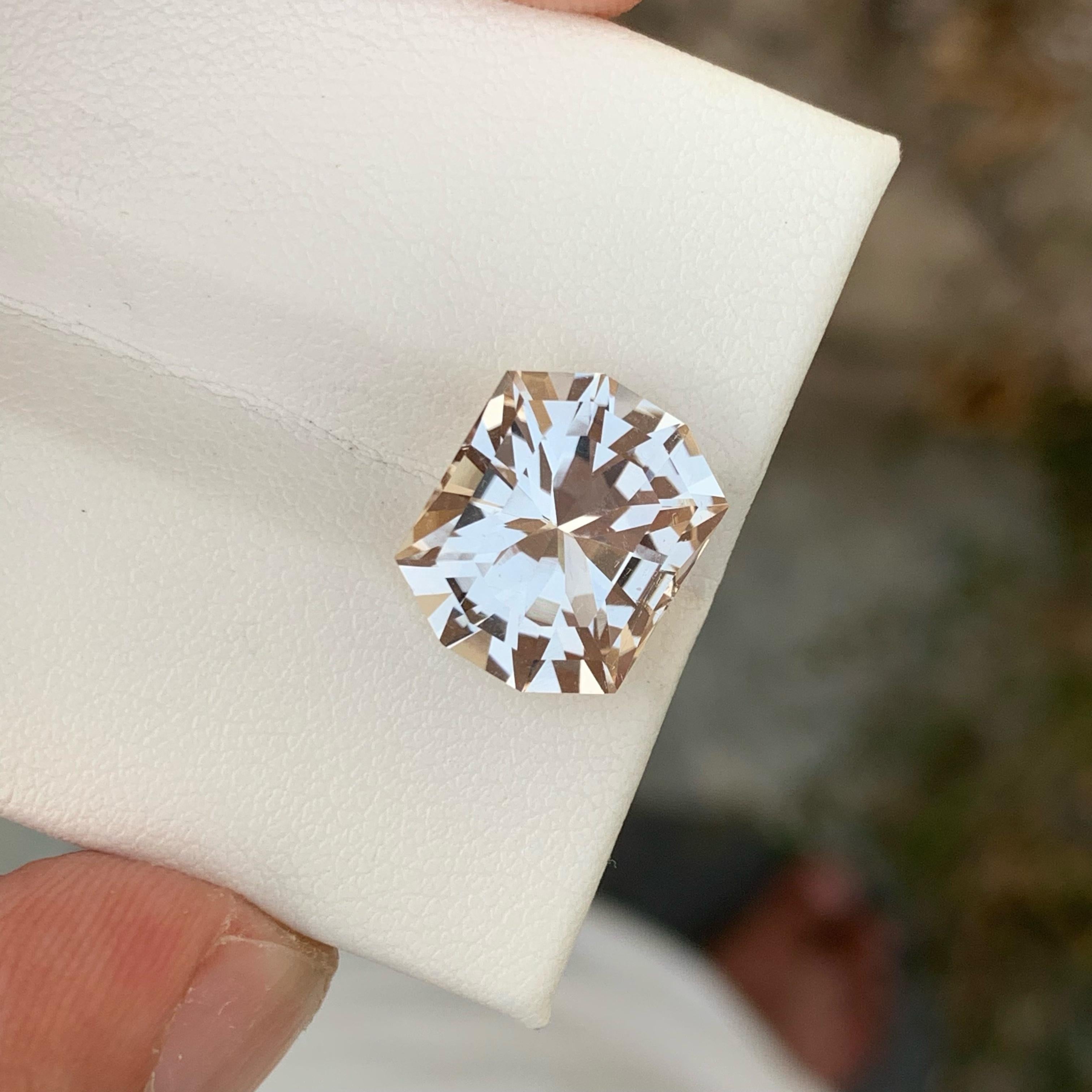 Mixed Cut Light Gold Topaz 8.90 carats Custom Precision Cut Natural Pakistani Gemstone