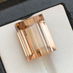 Light Golden Brown Topaz 36.04Ct Baguette Cut Natural Loose Gemstone for Pendant