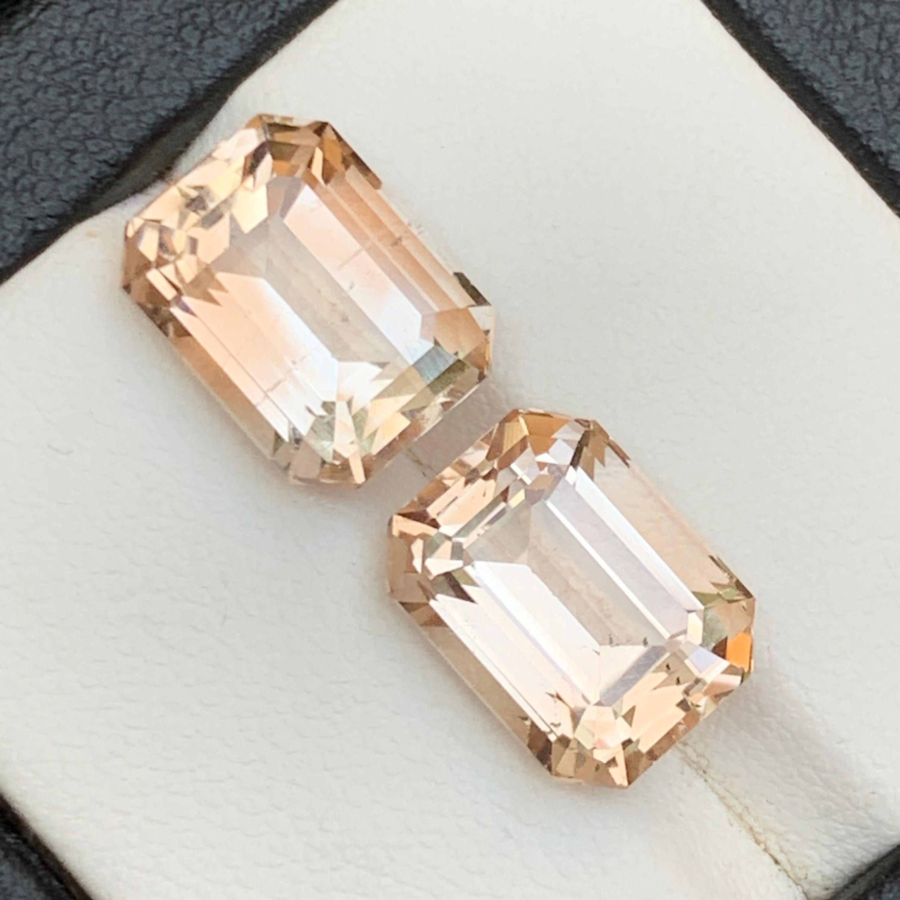 Light Golden Natural Topaz Lose Edelsteine Paar für Ring, Ohrringe, Halskette Anhänger, oder jede andere Schmuck-Fassung-Step Emerald Cut!!!

💎 EDELSTEINART: Topas
⚖️ GEWICHT: 15,78 Karat
FORM & SCHNITT: Stufen-Smaragd-Schliff
📏 GRÖSSE (MM): 
7,83