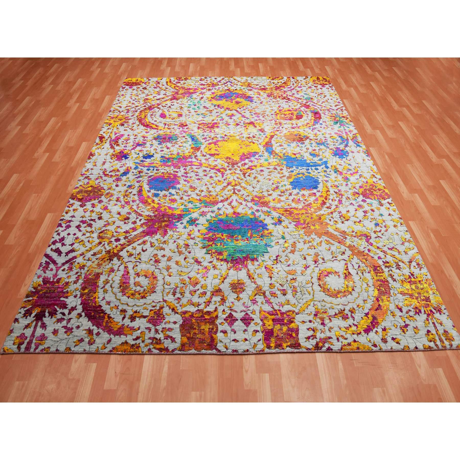 This fabulous Hand-Knotted carpet has been created and designed for extra strength and durability. This rug has been handcrafted for weeks in the traditional method that is used to make
Exact Rug Size in Feet and Inches : 9'0