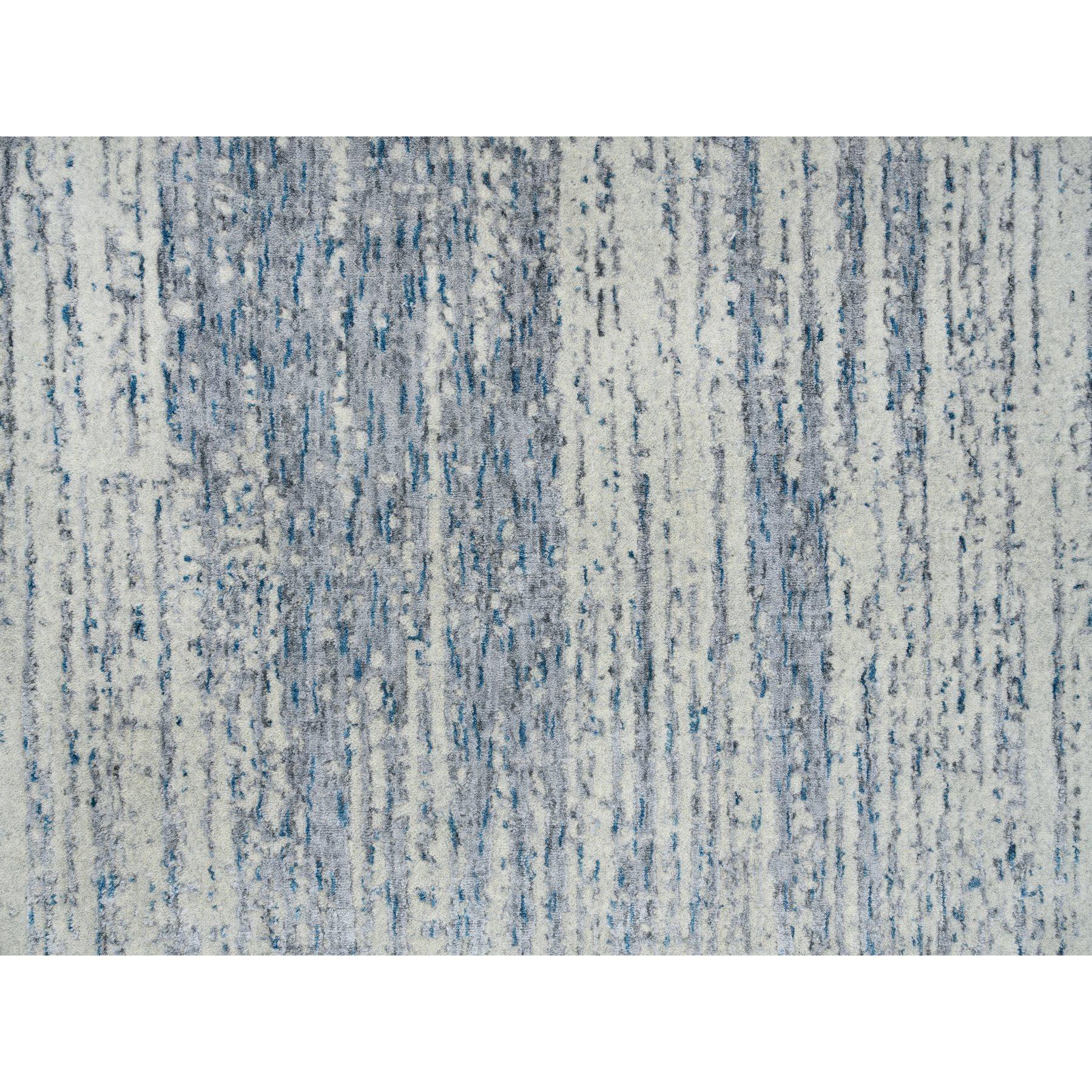 Tappeto orientale XL grigio chiaro in lana e seta tessuta a mano 12' x 18' in vendita 1