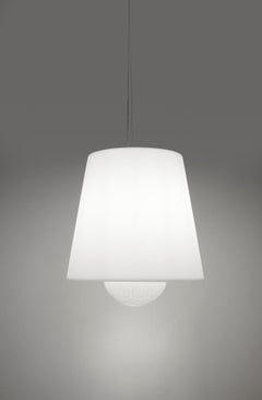 Light Green Ali Baba Lanterna Hanging Lamp by Giò Colonna Romano