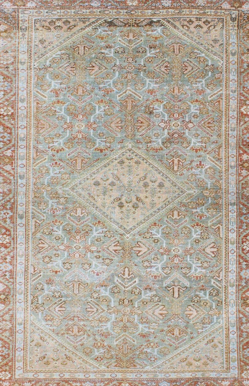 persian rug light