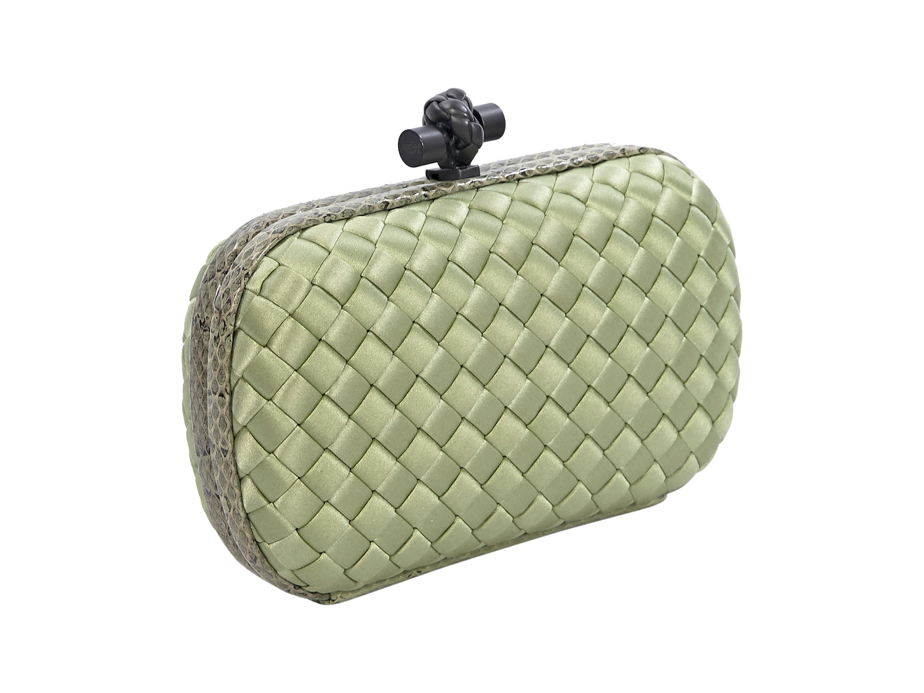green clutch purse