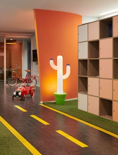 Light Green Cactus Floor Lamp by SLIDE Studio
