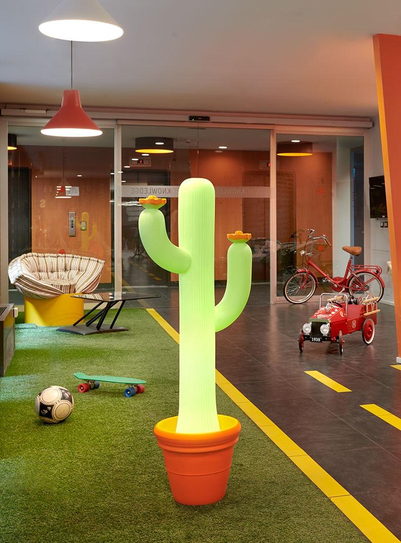 Post-Modern Light Green Cactus Floor Lamp by SLIDE Studio For Sale