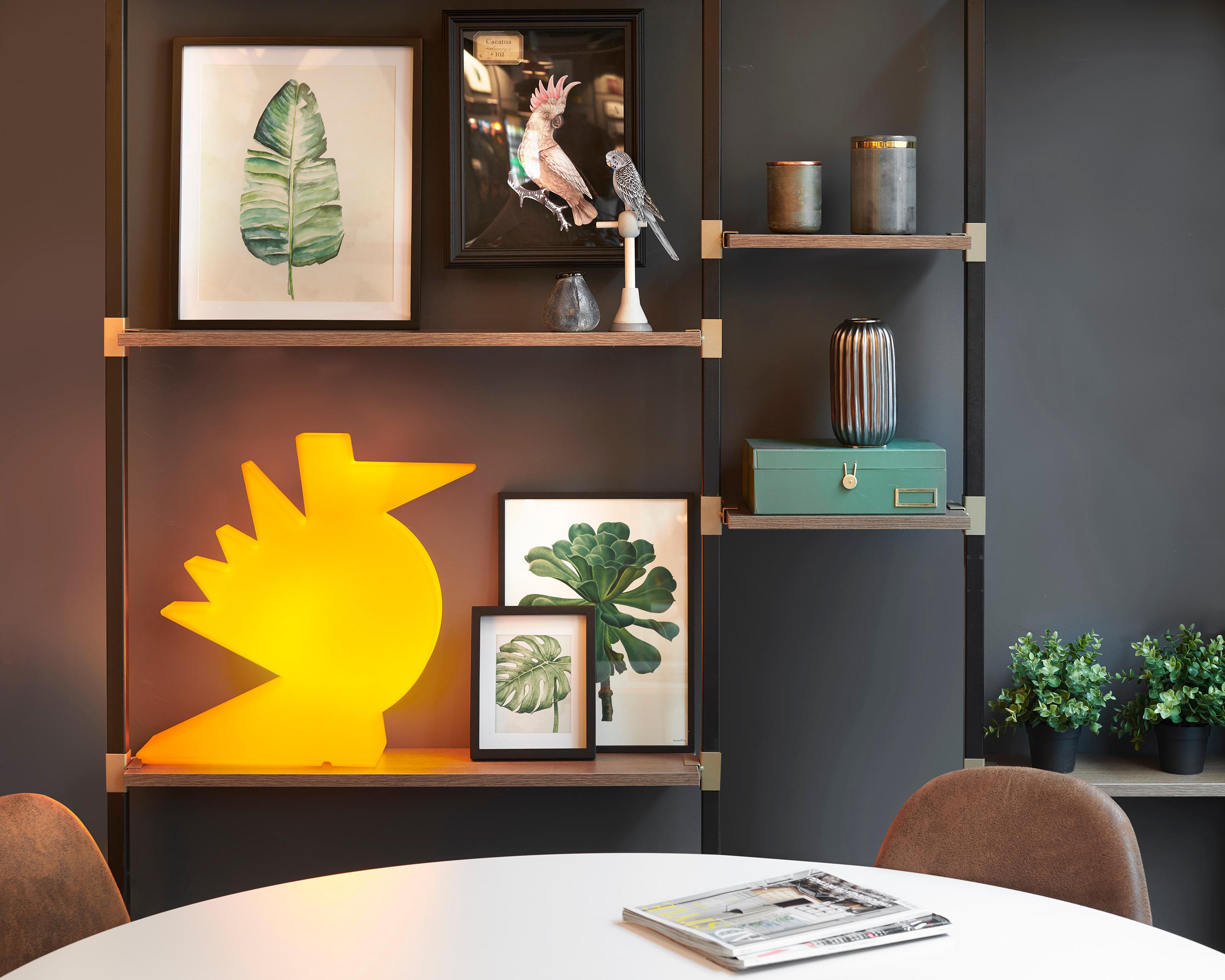 Italian Light Green Here Table Lamp by Alessandro Mendini For Sale