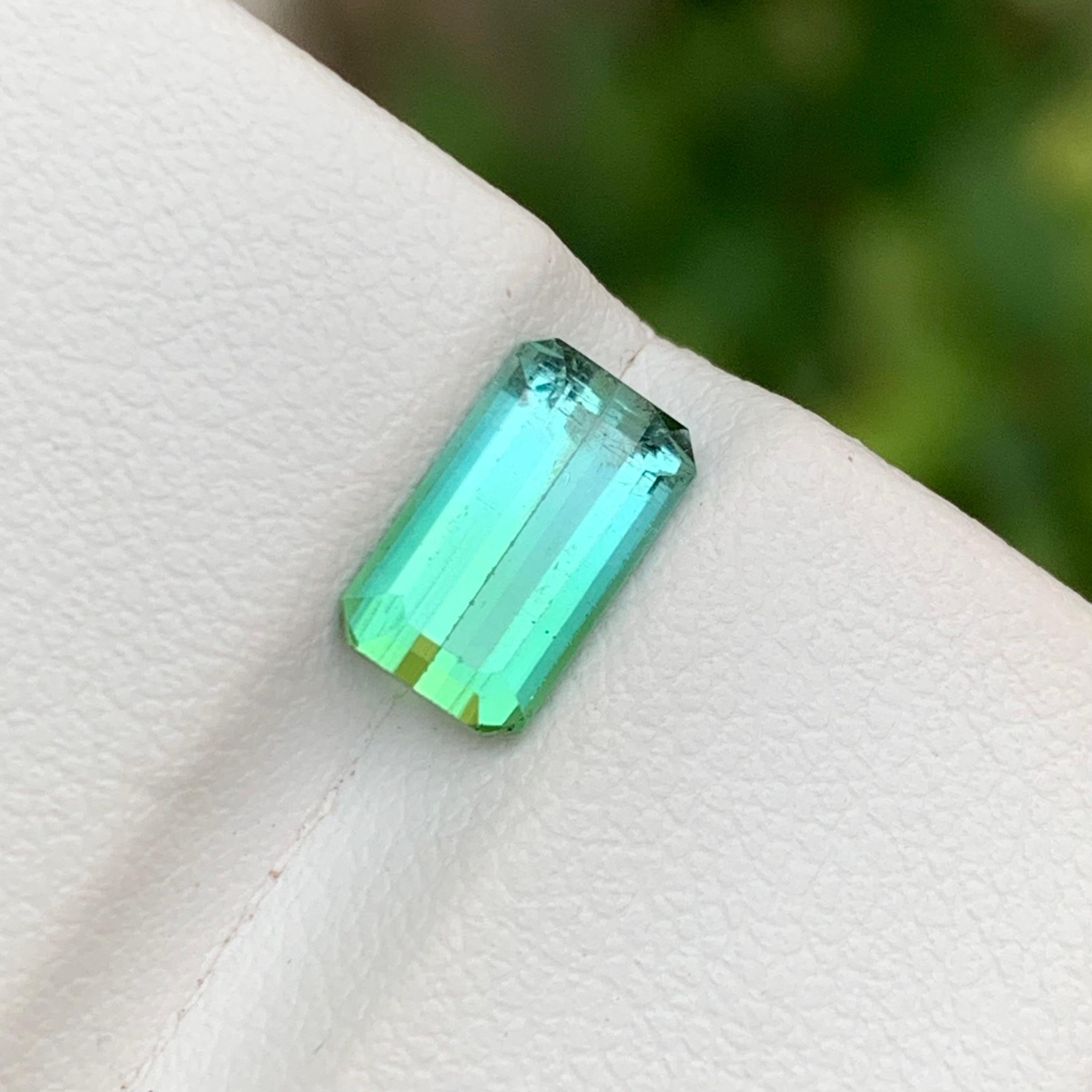 Vert clair & Bleu néon clair Pierres précieuses bicolores en tourmaline naturelle (Kunar, Afghanistan) - Taille émeraude

💎 TYPE DE PIERRE PRÉCIEUSE : Tourmaline
⚖️ POIDS : 1,70 carats
🪚 SHAPE & CUT : Taille émeraude
📏 TAILLE (MM) : 8,63 x 5,15 x