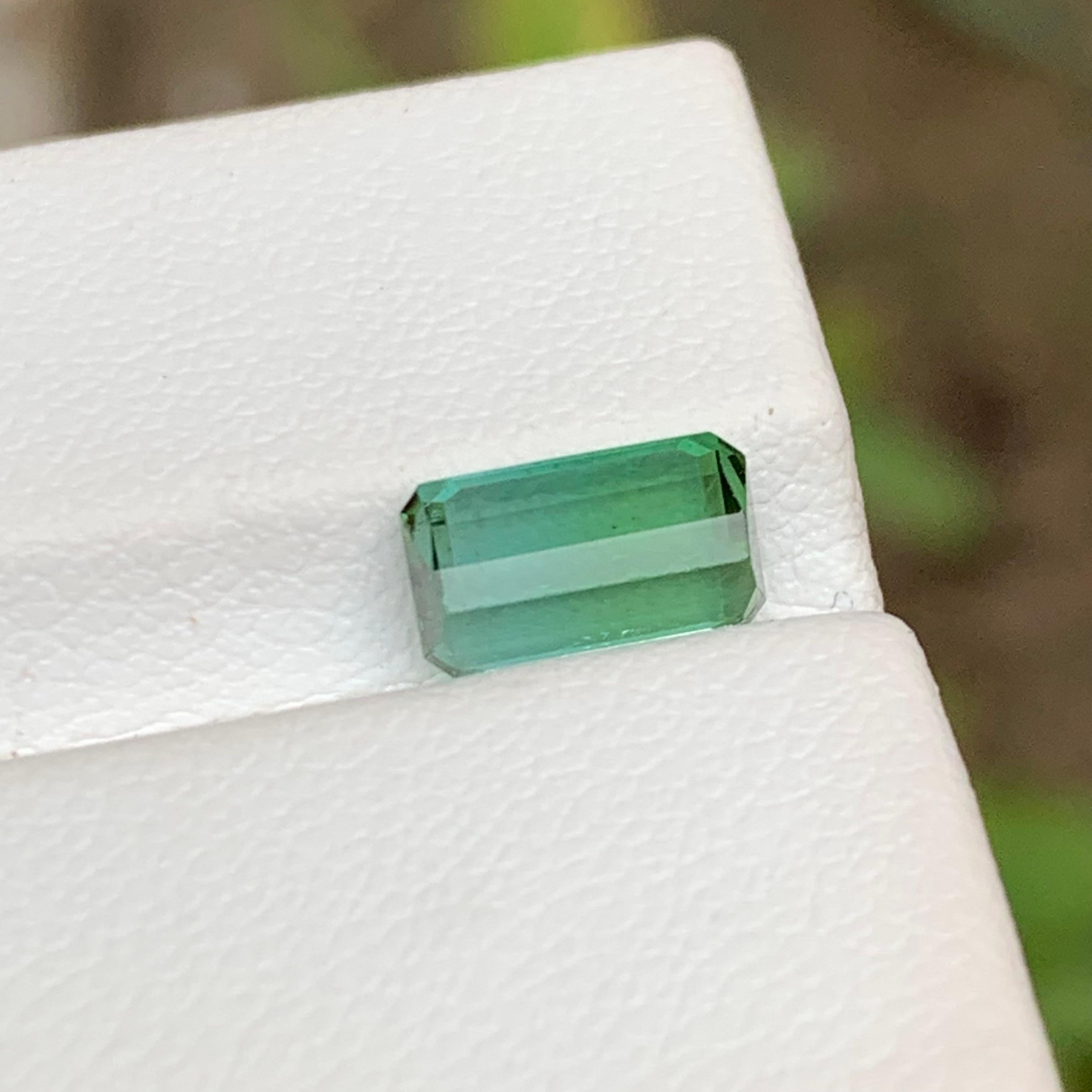 Lights & Light Neon Blue Tourmaline Ring Gemstone 1.70 Ct Jewelry Unisexe en vente
