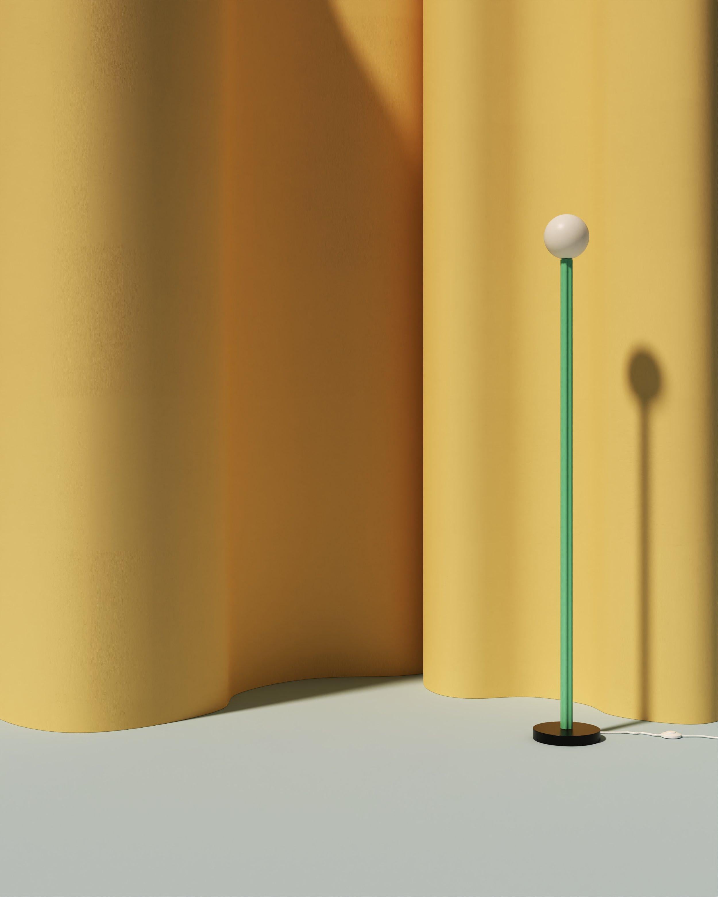 Postmoderne Lampadaire vert clair de l'Atelier Areti en vente
