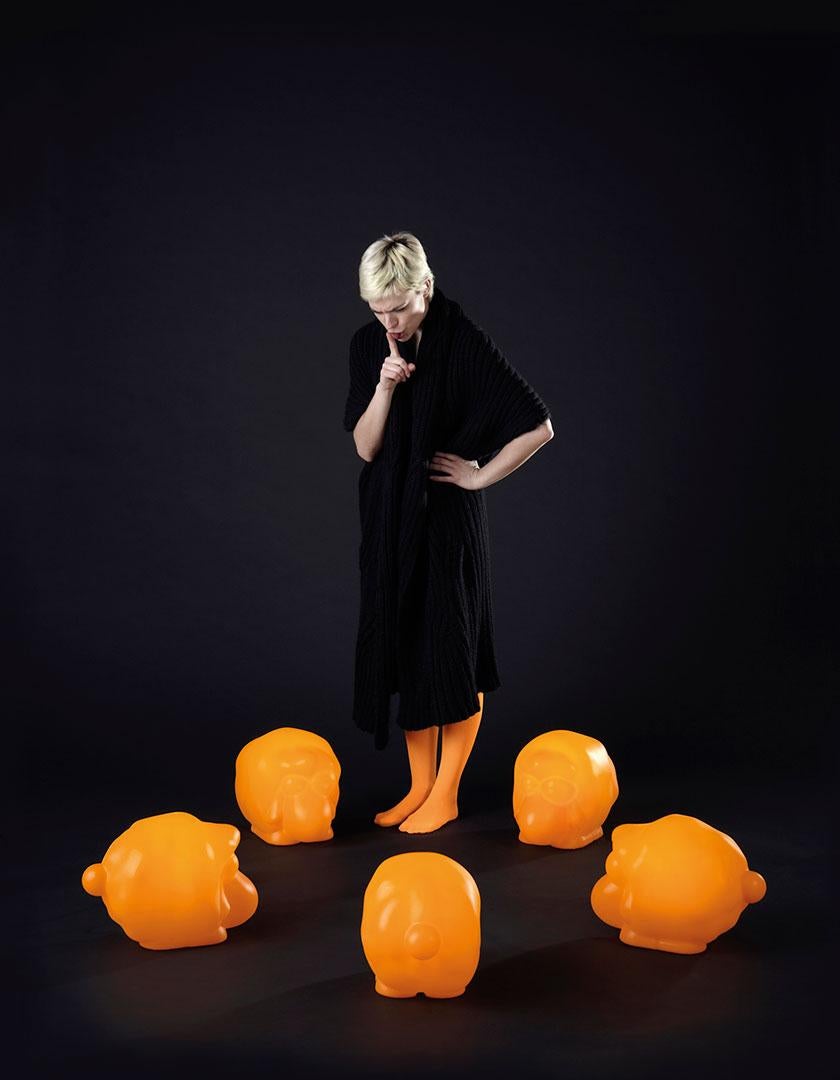italien Lampe de table Rina vert clair par Lab81 en vente