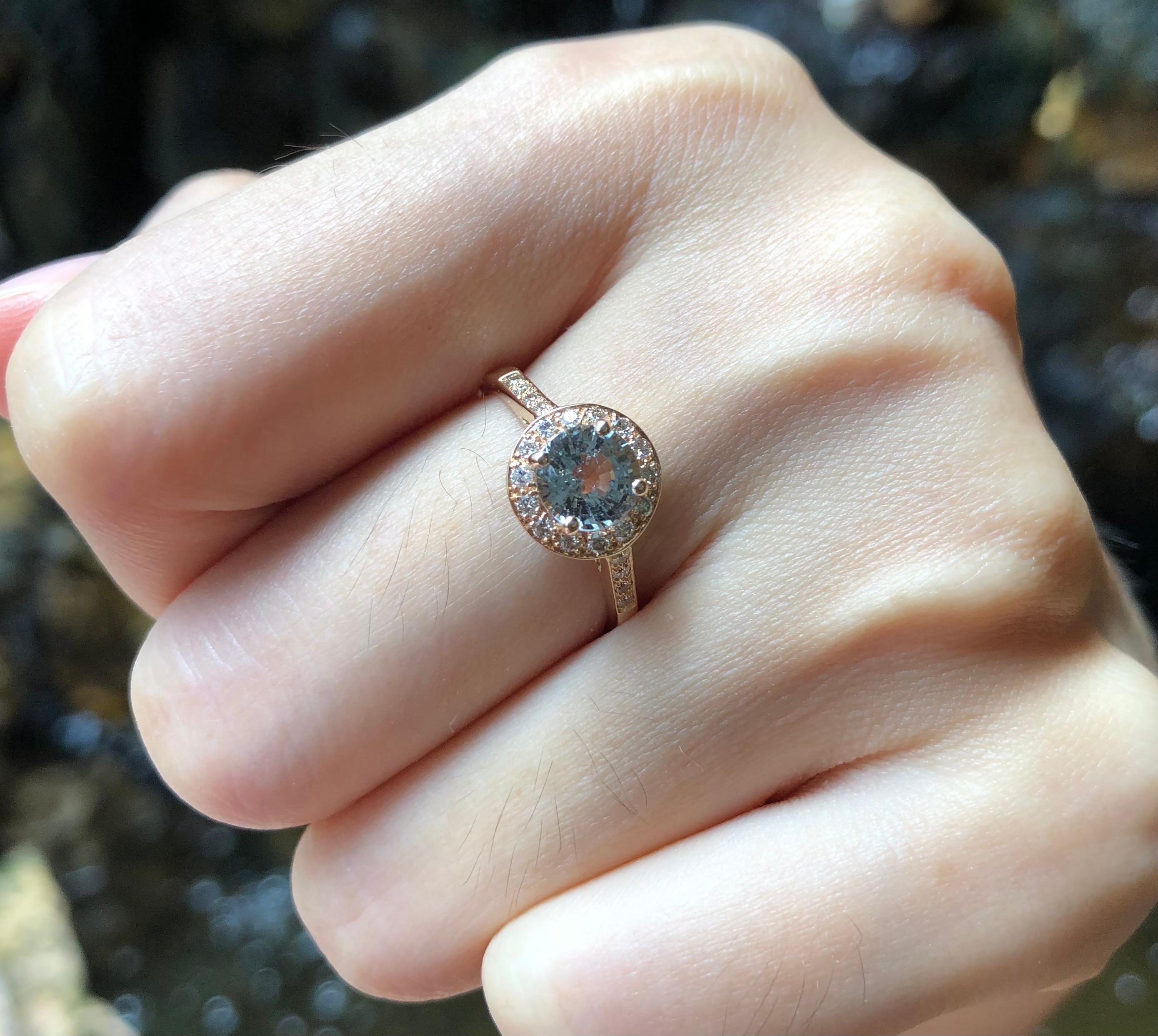 light green sapphire engagement ring