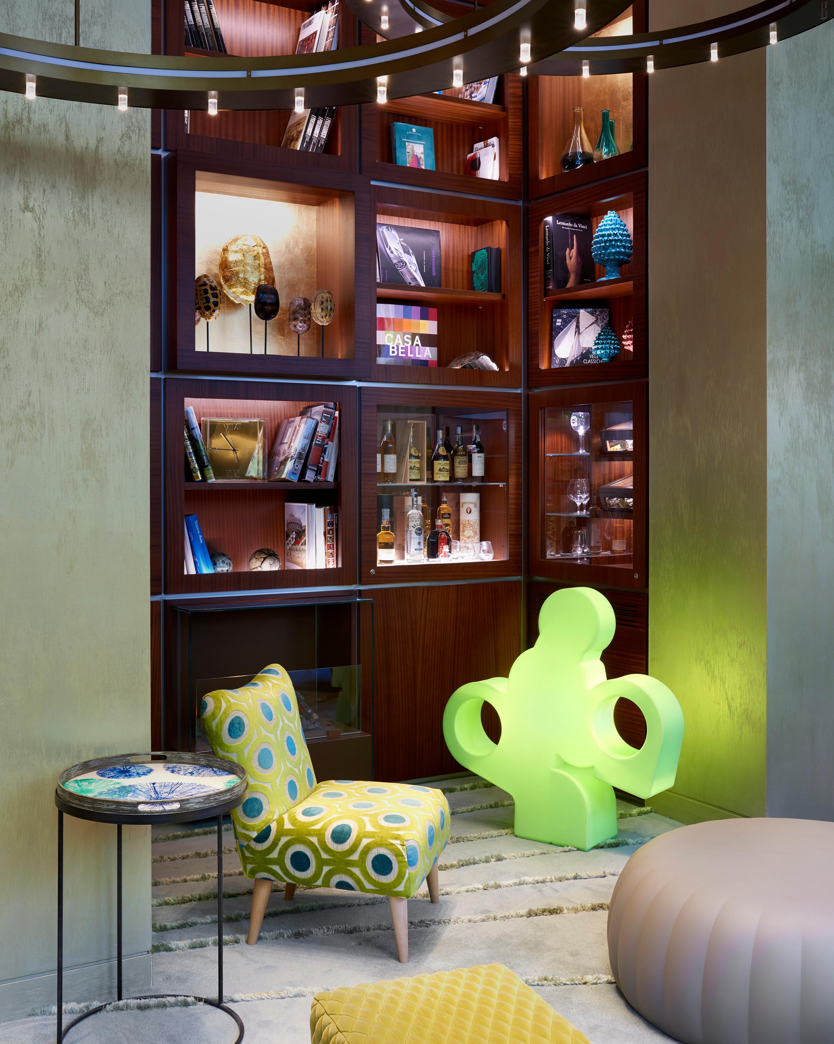 Post-Modern Light Green There Lamp by Alessandro Mendini For Sale