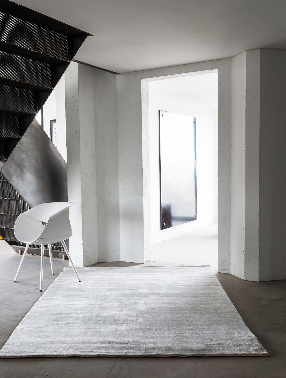 Danish Light Grey Bamboo Carpet by Massimo Copenhagen For Sale