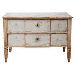 Light grey Louis XVI Chest of Drawers