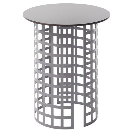 Tavolino Mara Low Round grigio chiaro di Lorenza Bozzoli