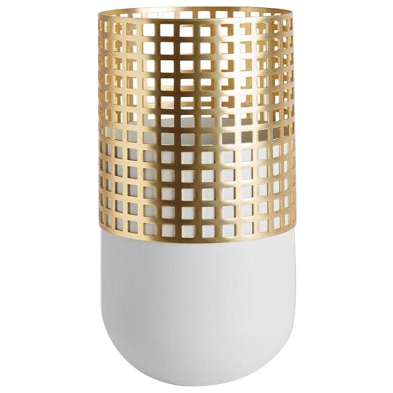 Jarrón alto Mia gris claro by Mason Editions
