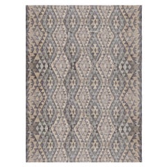 Light Grey Natural Kelim Carpet by Massimo Copenhagen