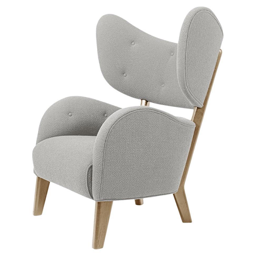 Gris clair Raf Simons Vidar 3 Chêne naturel My Own Chair Chaise longue de Lassen en vente