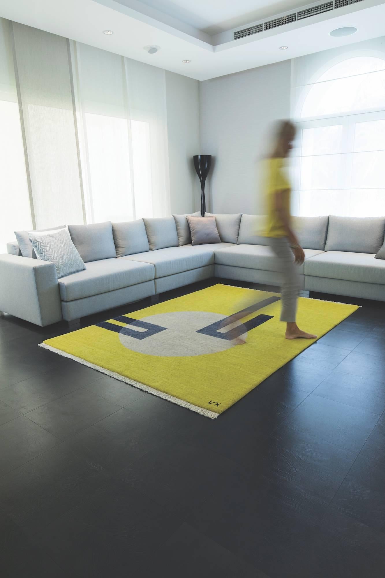 yellow and black area rugs