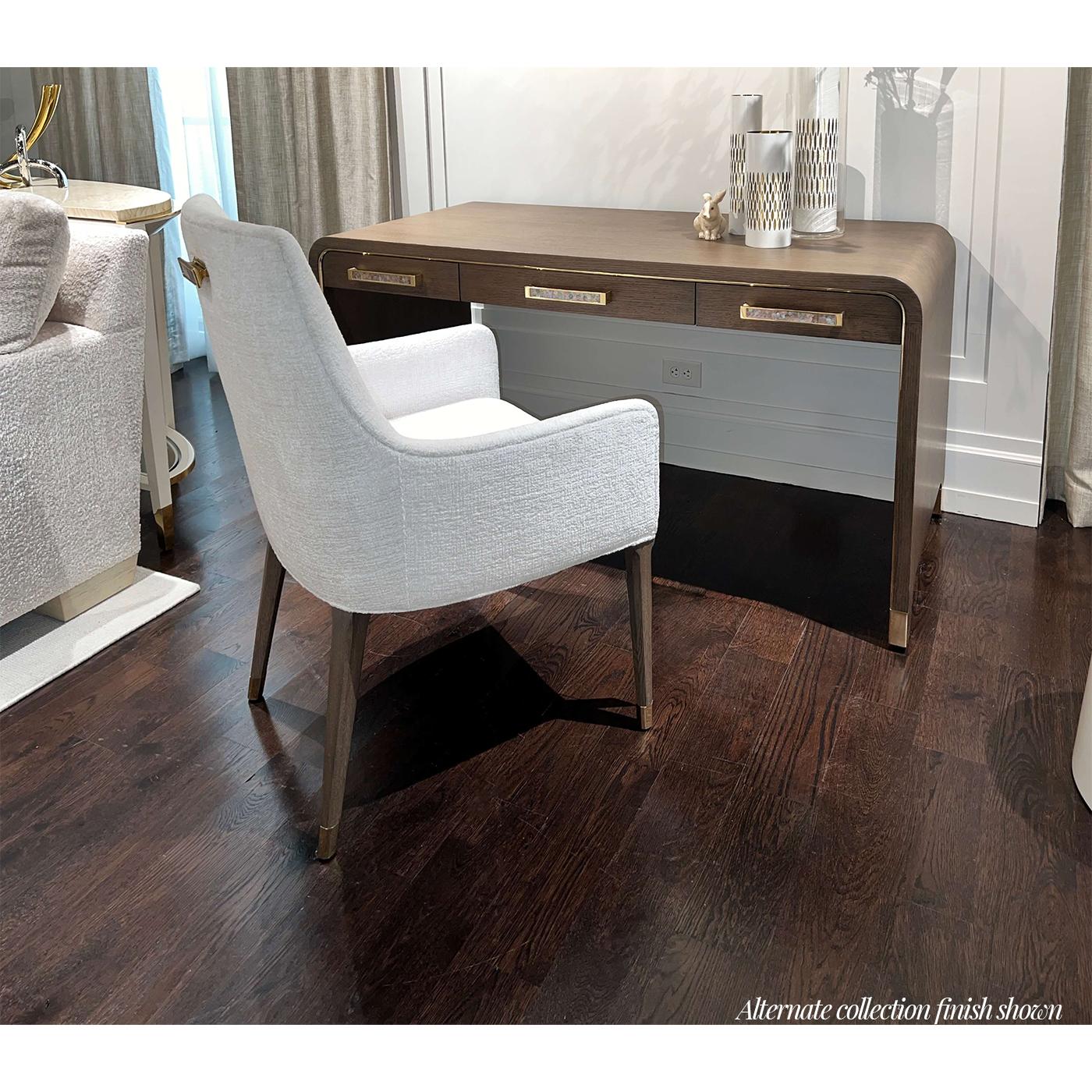 Vietnamese Light Hollywood Regency Desk For Sale