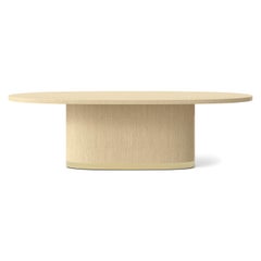 Light Hollywood Regency Oval Dining Table