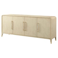 Light Hollywood Regency Sideboard Buffet