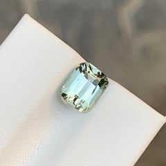 Light Mint Green Cushion Cut Natural Tourmaline Gemstone for Ring Jewelry