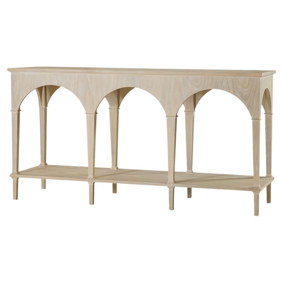 Light Modern Console Table For Sale