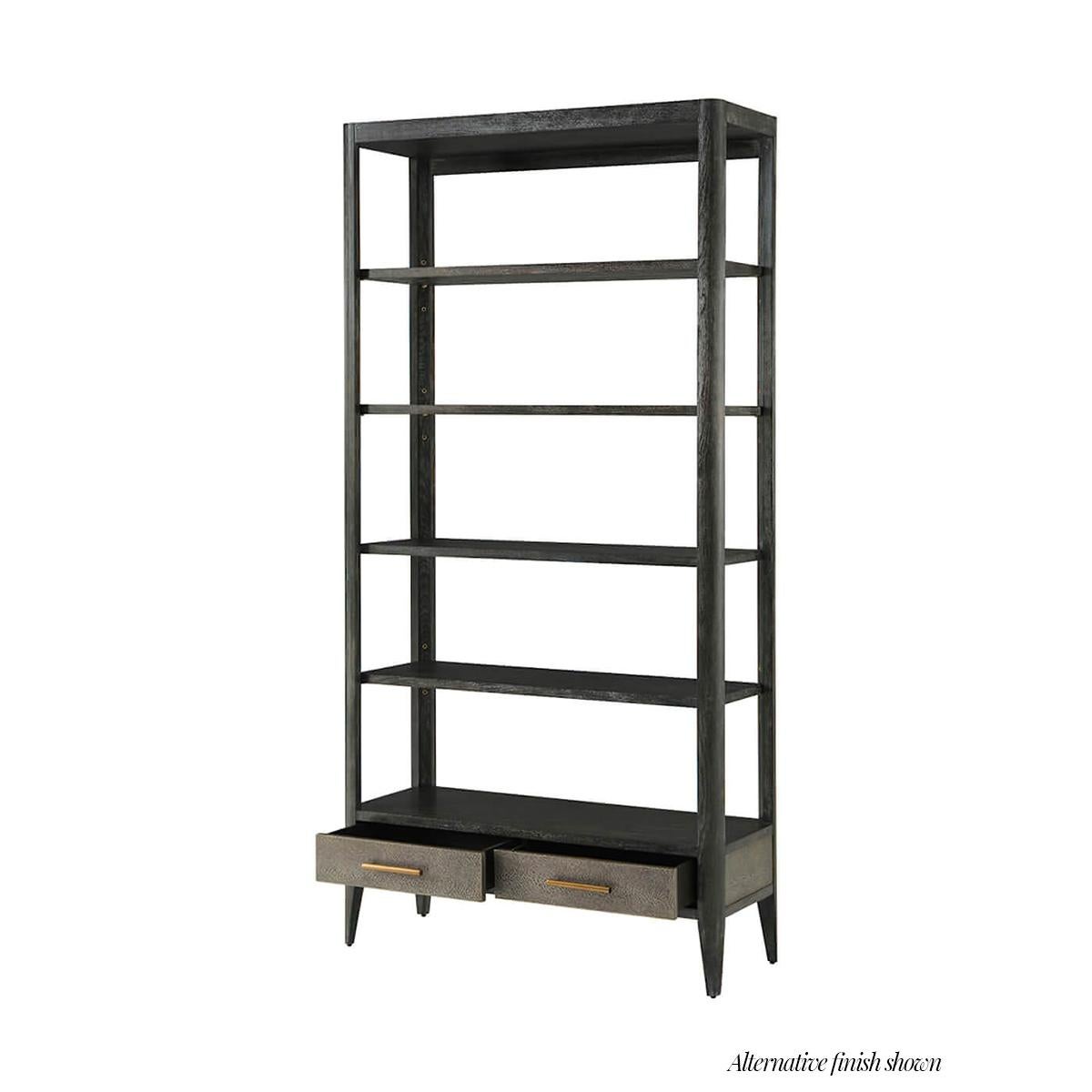 Light Modern Five-Tier Etagere In New Condition For Sale In Westwood, NJ
