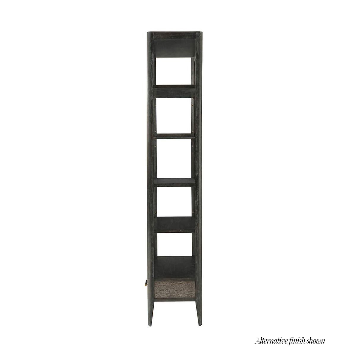 Contemporary Light Modern Five-Tier Etagere For Sale