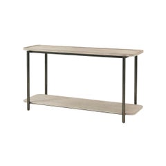 Light Modern Oak Console Table